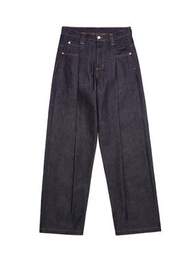 SKYLRK Pleated Denim Jean | RAW